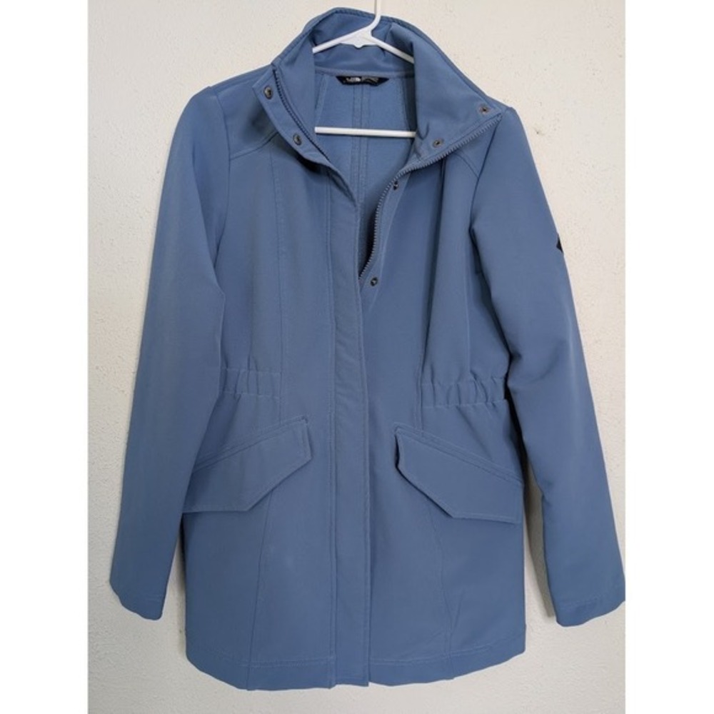The‎ North Face Jacket Womens Small Moonlight Blue Windwall Frida Coat Outdoors
